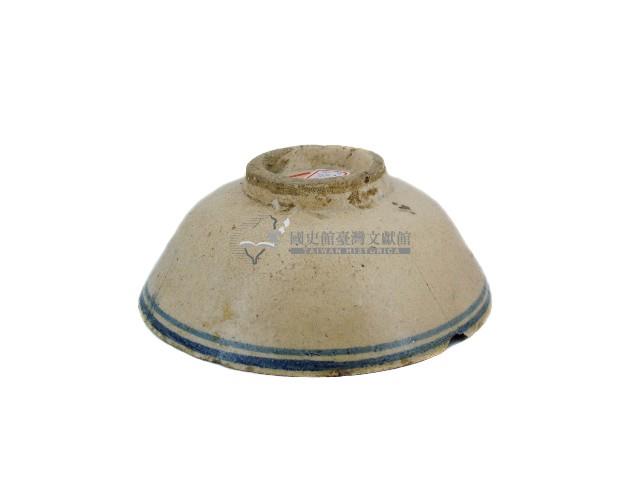 青花線紋瓷碗藏品圖，第2張