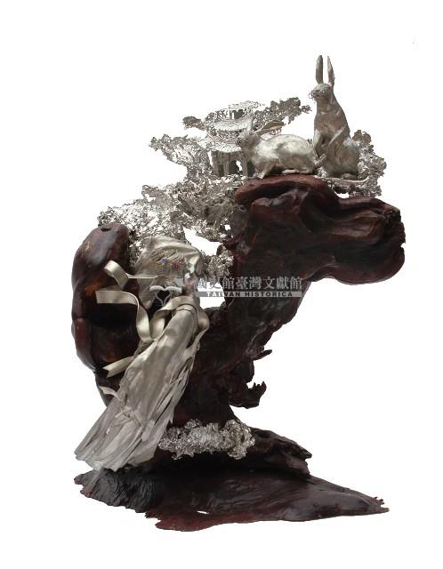 十二生肖人物故事組之兔錫雕12-4藏品圖，第2張