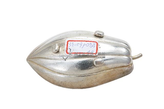 錦綾堂款銀製木瓜形皿藏品圖，第2張