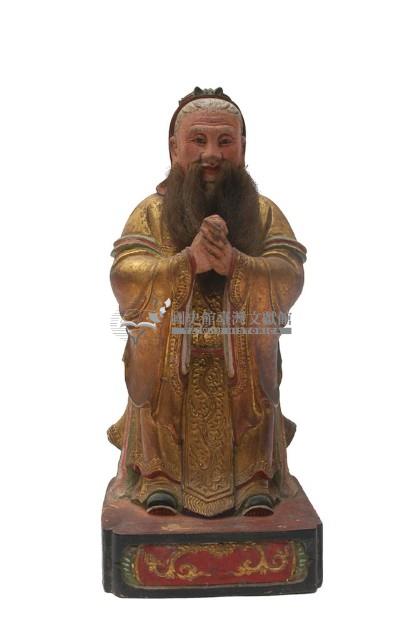 木雕文曲星像藏品圖，第2張