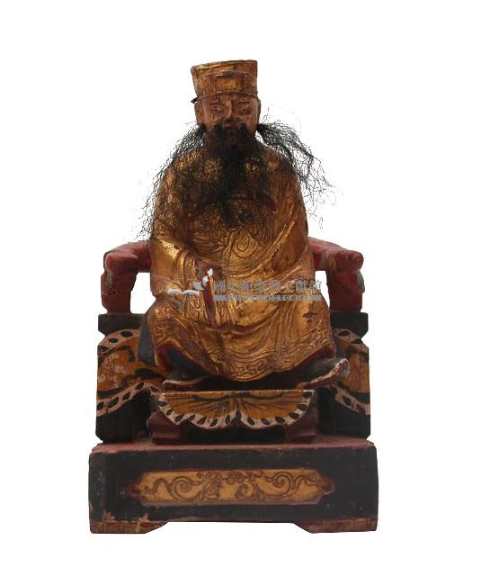 木雕境主公像藏品圖，第2張