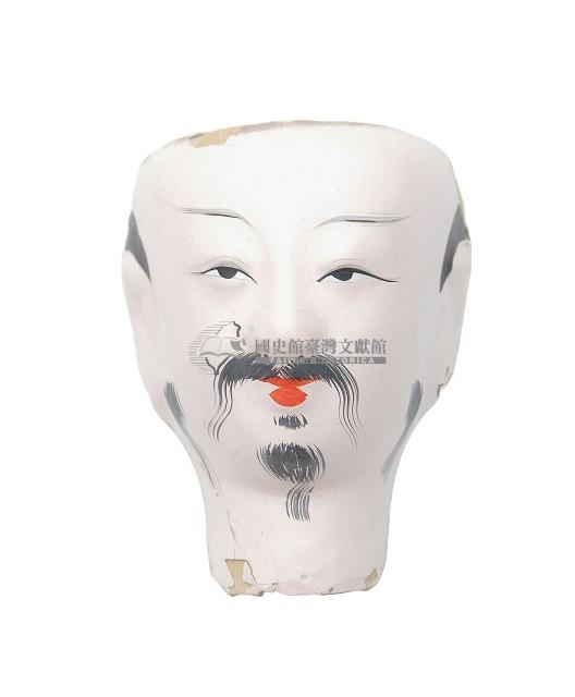 紙紮人臉孔紙糊面具藏品圖，第2張