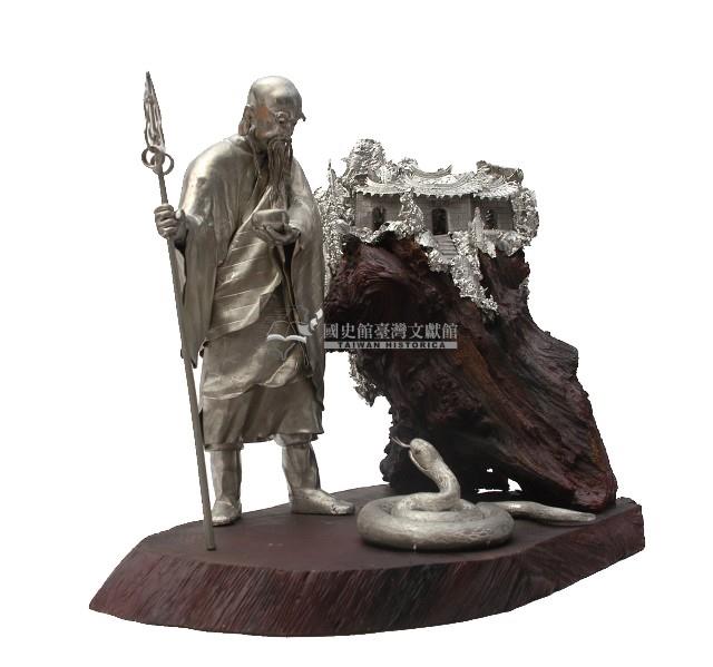 十二生肖人物故事組之蛇錫雕12-6藏品圖，第2張