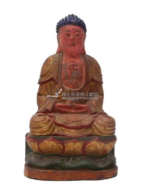 木雕釋迦牟尼佛像藏品圖，第2張