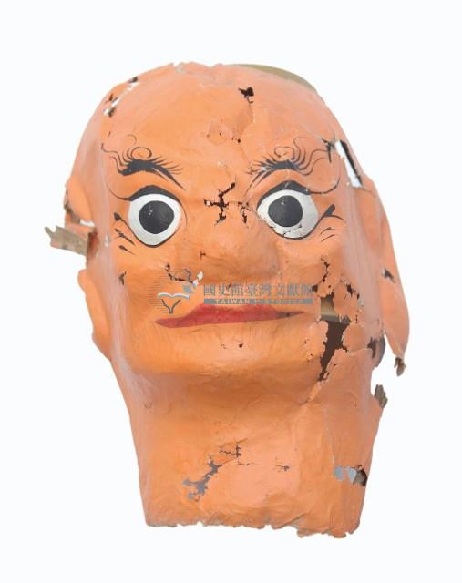 紙紮人臉孔紙糊面具藏品圖，第2張