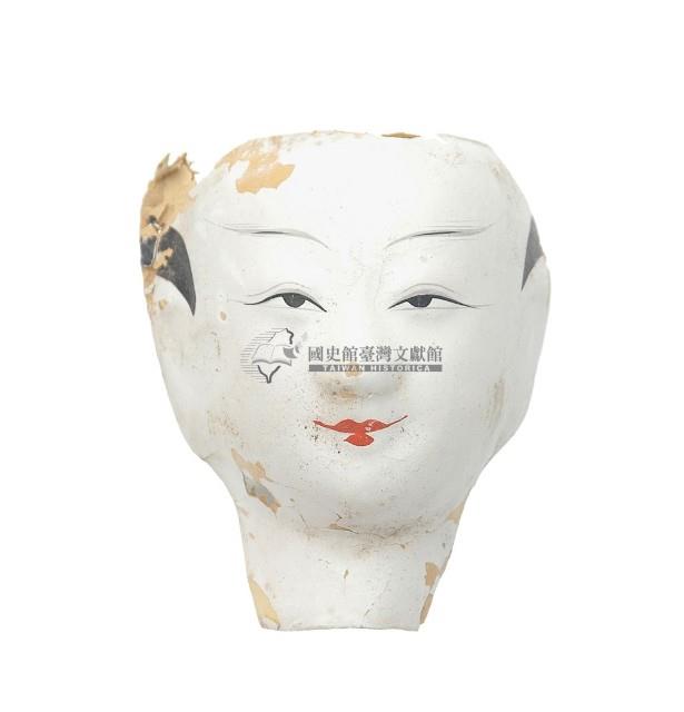 紙紮人臉孔紙糊面具藏品圖，第2張