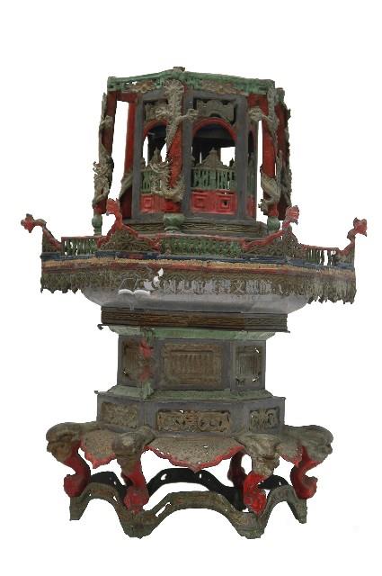 錫製燭臺一對藏品圖，第2張