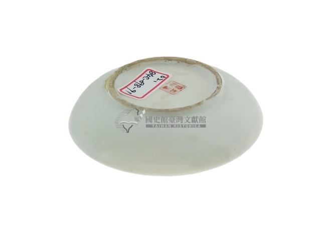 帶款描金虹彩抽象紋磁碟藏品圖，第2張