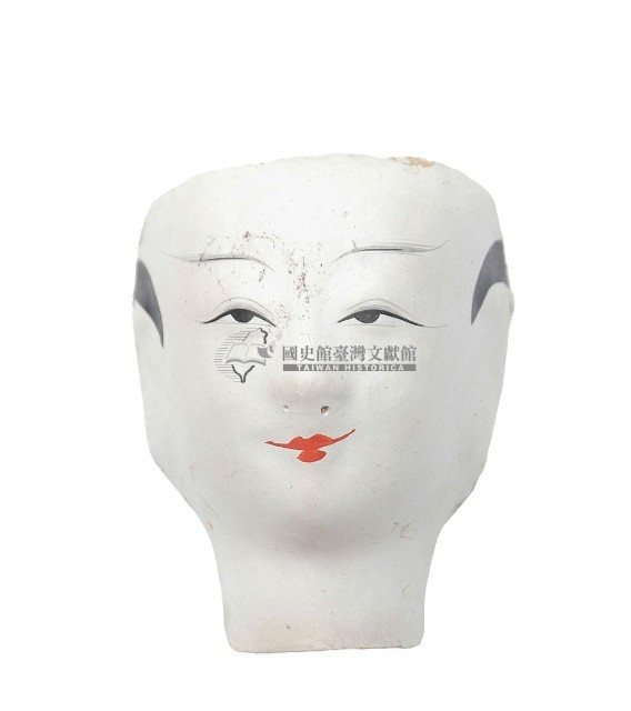紙紮人臉孔紙糊面具藏品圖，第2張