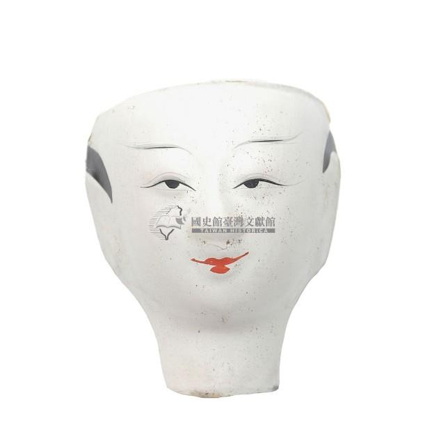 紙紮人臉孔紙糊面具藏品圖，第2張