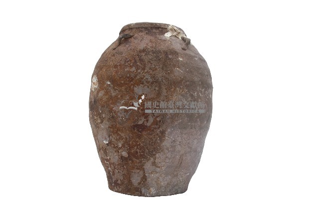 褐釉寬口四繫陶罐(海撈陶器)藏品圖，第2張