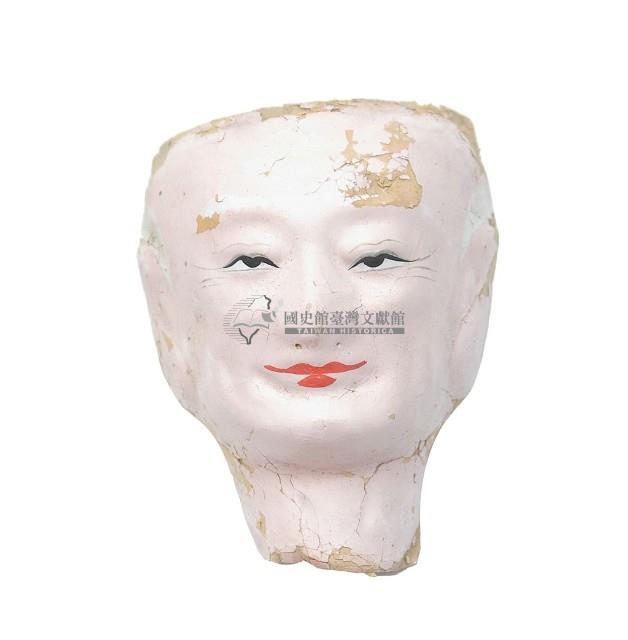紙紮人臉孔紙糊面具藏品圖，第2張