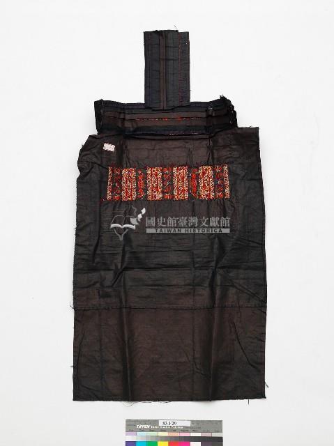 中國施洞苗族黑底紅刺繡繡片藏品圖，第2張