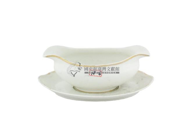 白瓷雙流凹型口湯碗．菱型盤藏品圖，第2張