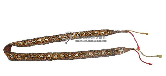 排灣族多色串珠髮帶藏品圖，第2張