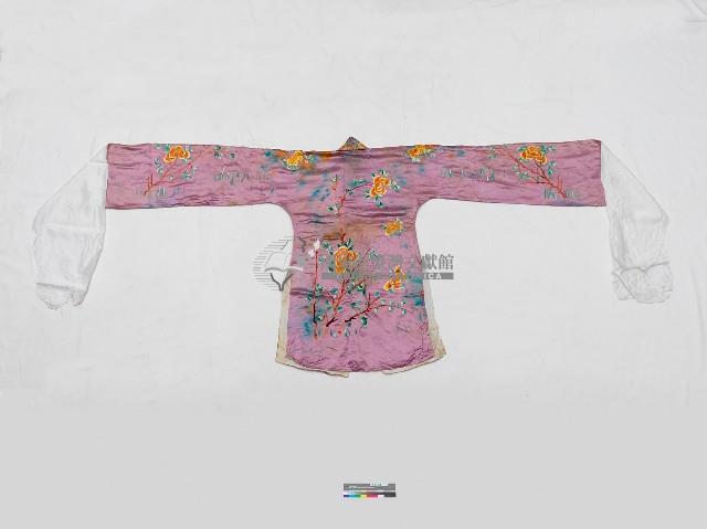 淺紫色花樣戲服藏品圖，第2張