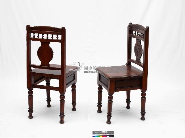 木製靠背椅一對藏品圖，第2張