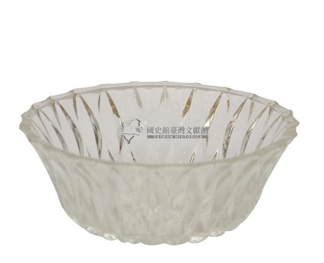 透明菊花口花瓣飾玻璃碗藏品圖，第2張