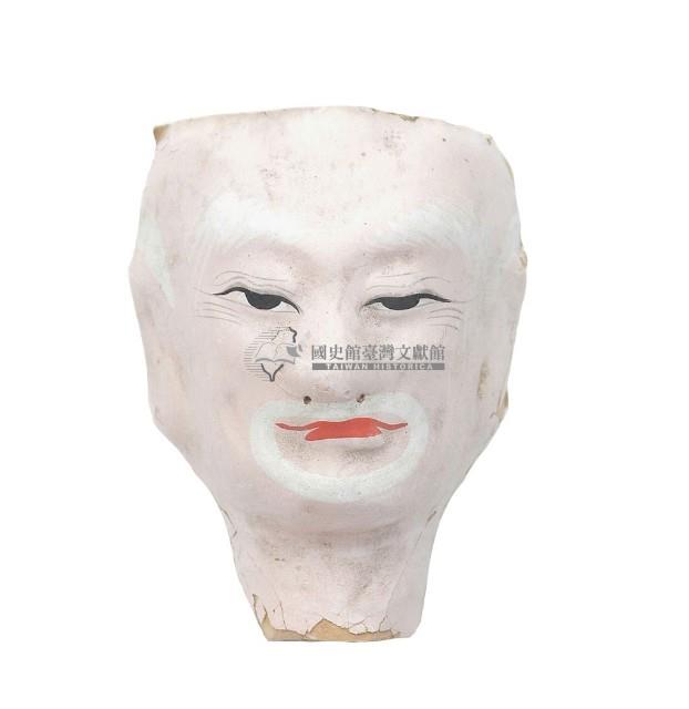 紙紮人臉孔紙糊面具藏品圖，第2張