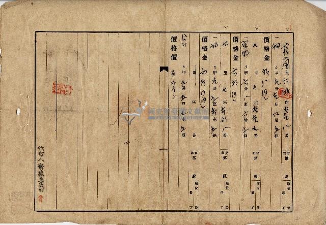 大正三年業主權保存登記申請書藏品圖，第2張