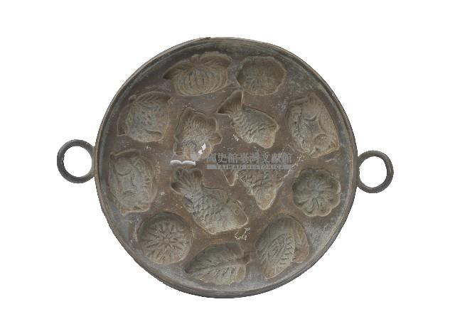 鐵製各類造型糕點圓型模具盤藏品圖，第2張