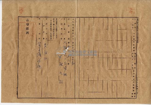 大正二年業主權保存登記申請書藏品圖，第6張