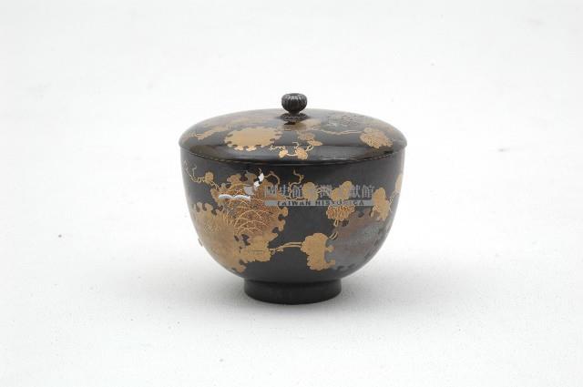 木胎圓形黑漆地蓋椀藏品圖，第16張