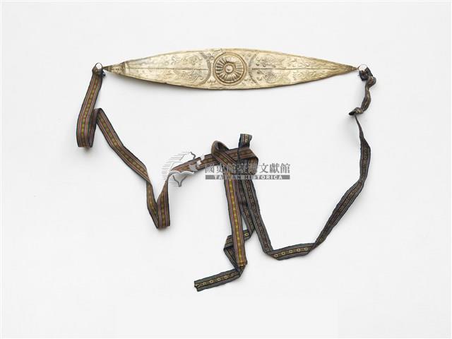 中國舟溪苗族女性服飾一套藏品圖，第27張