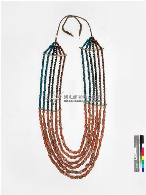 達悟族瑪瑙玻璃珠飾品藏品圖，第2張