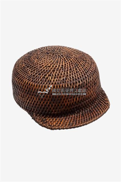 籐製短沿圓帽藏品圖，第1張