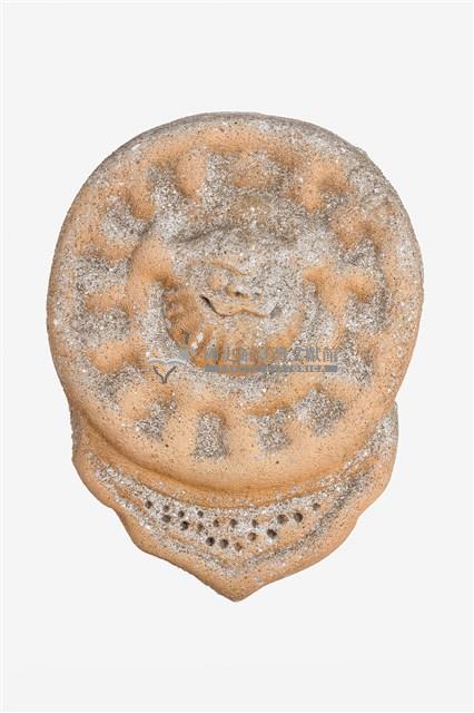 石製獅像瓦當藏品圖，第1張