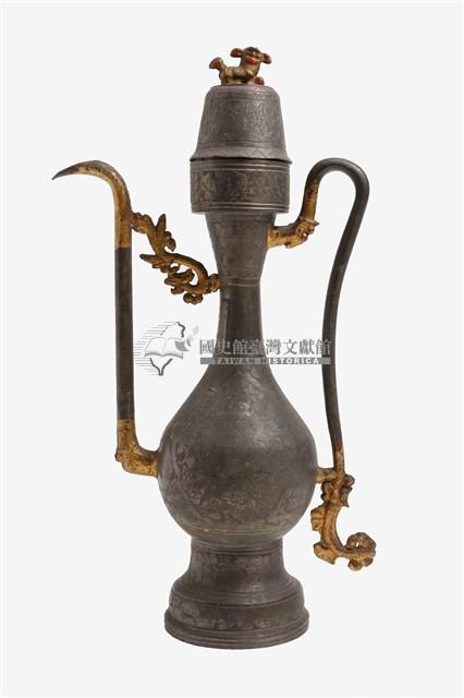 敬神用甜料鎏金錫器壺藏品圖，第1張