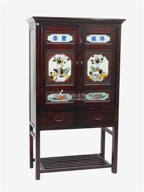 木製琴韻書香書櫥藏品圖，第1張