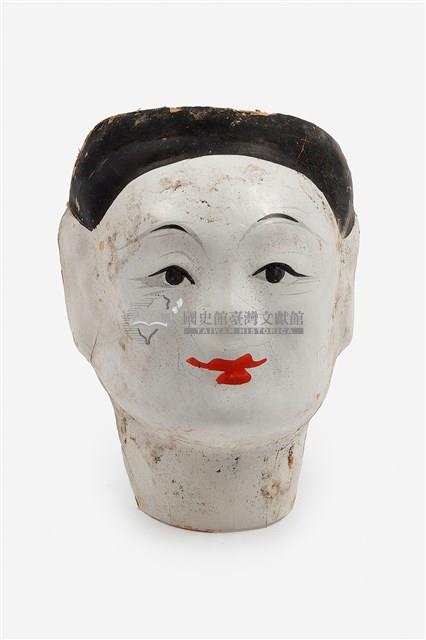 紙紮人臉孔紙糊面具藏品圖，第1張