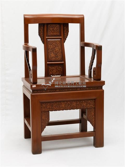 木製太師椅藏品圖，第1張