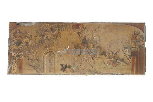 樑柱彩繪(片)藏品圖，第1張