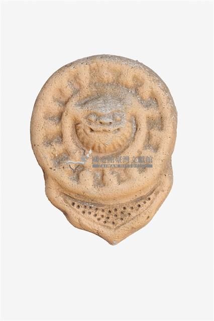 石製獅像瓦當藏品圖，第1張