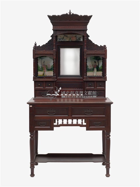 木製梳妝臺藏品圖，第1張