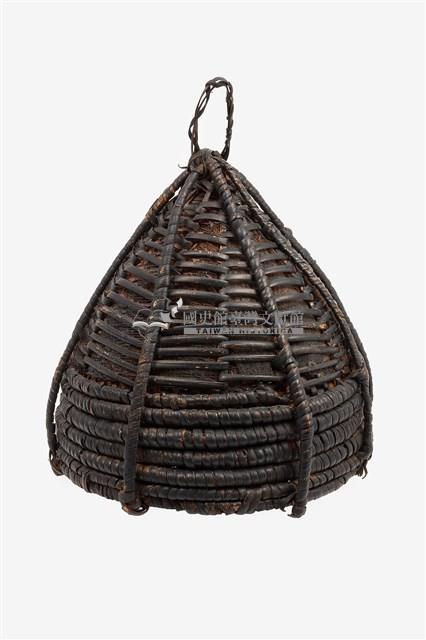 籐編短圓帽藏品圖，第1張