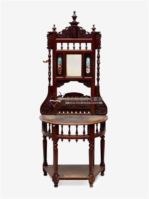 木製半圓化妝臺藏品圖，第1張