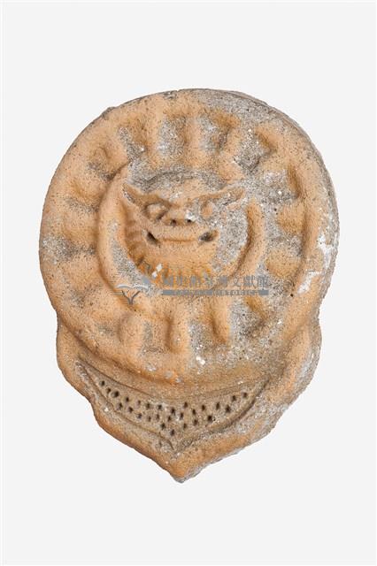 石製獅像瓦當藏品圖，第1張