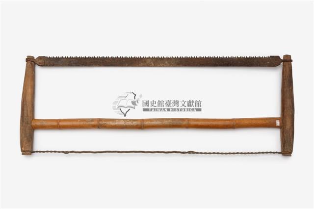 竹握把鐵製鋸子藏品圖，第1張