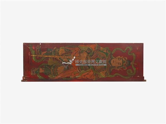 彩繪秦叔寶與尉遲恭之寺廟木門一對藏品圖，第1張