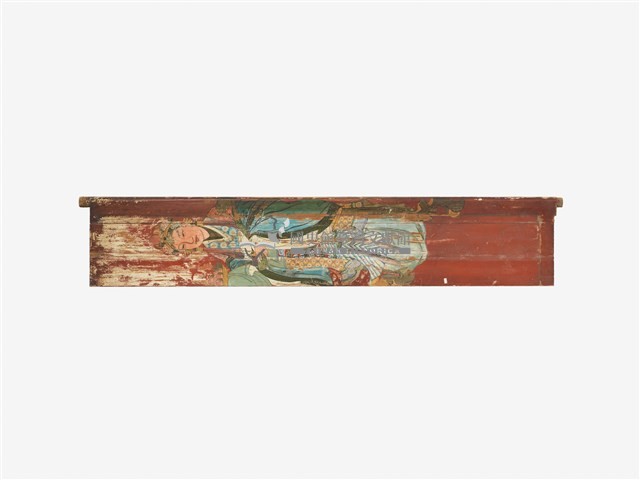 彩繪仙女與香花燈果之寺廟木門藏品圖，第4張