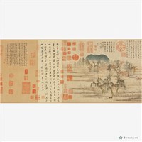 仿元趙孟頫鵲華秋色圖藏品圖，第9張