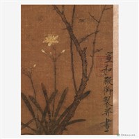 仿宋徽宗臘梅山禽圖藏品圖，第5張