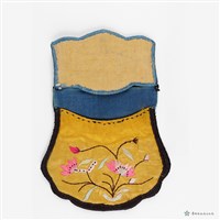 黃底花鳥紋錢包藏品圖，第3張