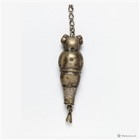 銀童子藏針筒墜飾藏品圖，第4張