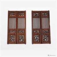 神龕木雕花門扇藏品圖，第2張