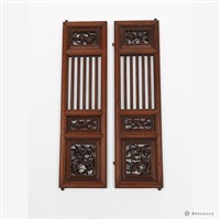 神龕木雕花門扇藏品圖，第3張